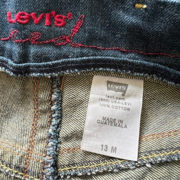Rare LEVI'S RED COLLECTION (2005) 100% Cotton Denim Jeans Size 13M (33" waist) - Picture 6 of 15
